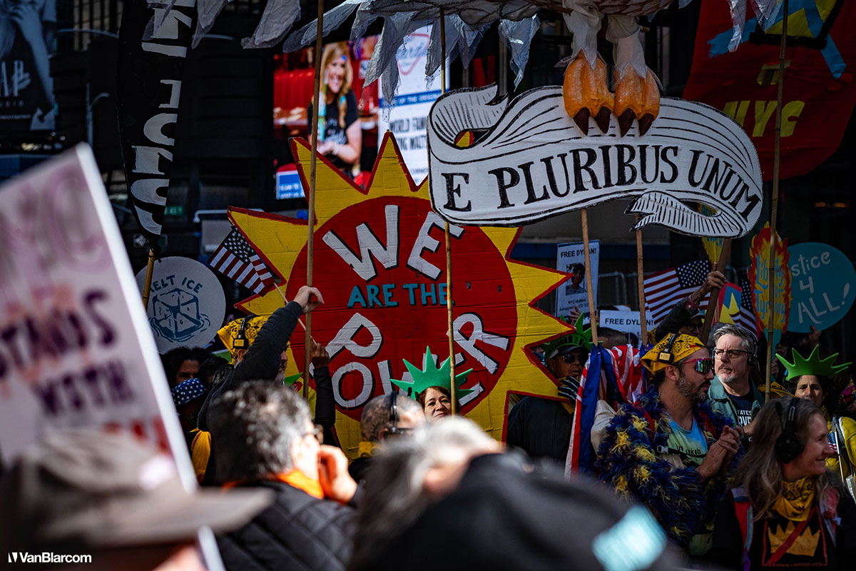 No Kings Day New York City October 18, 2025