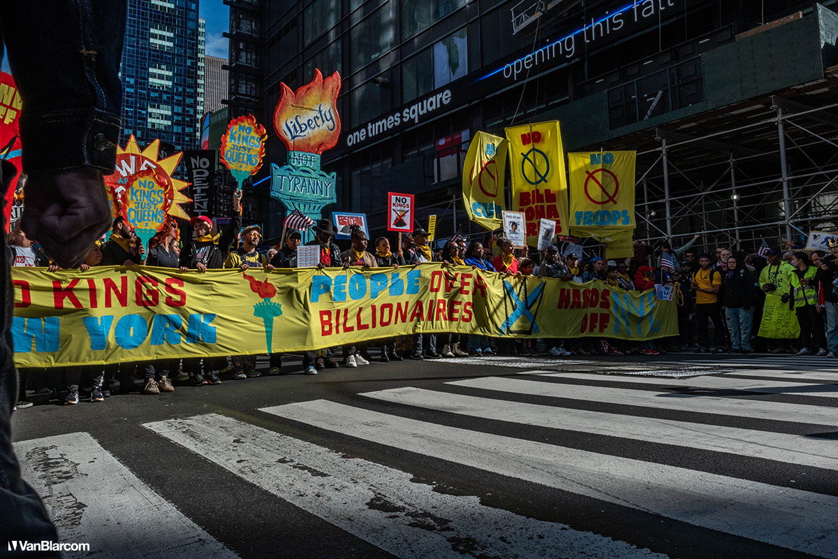 No Kings Day New York City October 18, 2025