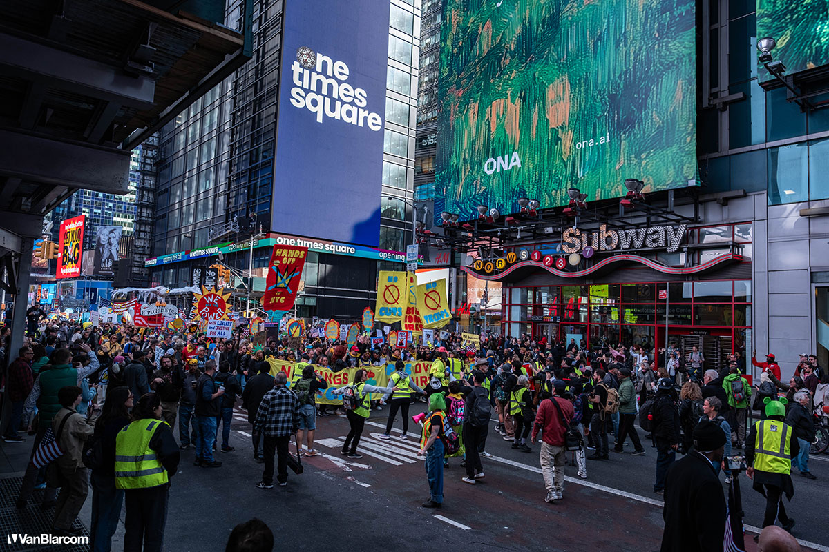 No Kings Day New York City October 18, 2025