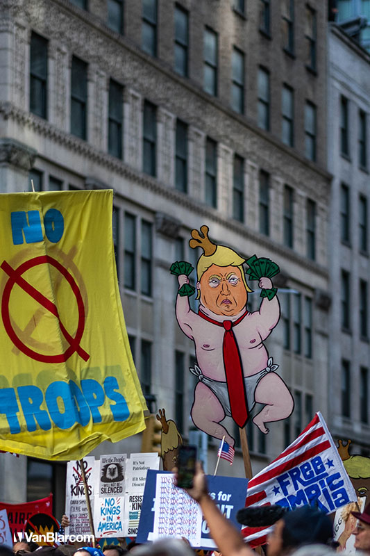 No Kings Day New York City October 18, 2025