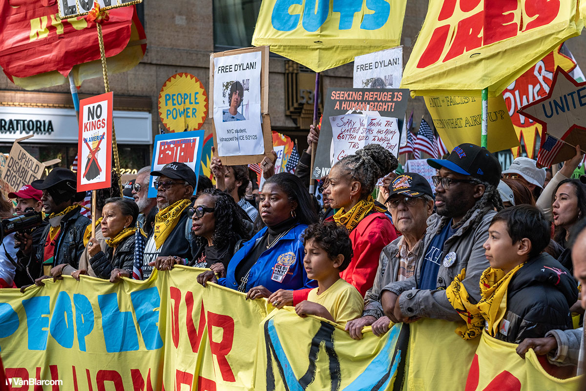 No Kings Day New York City October 18, 2025