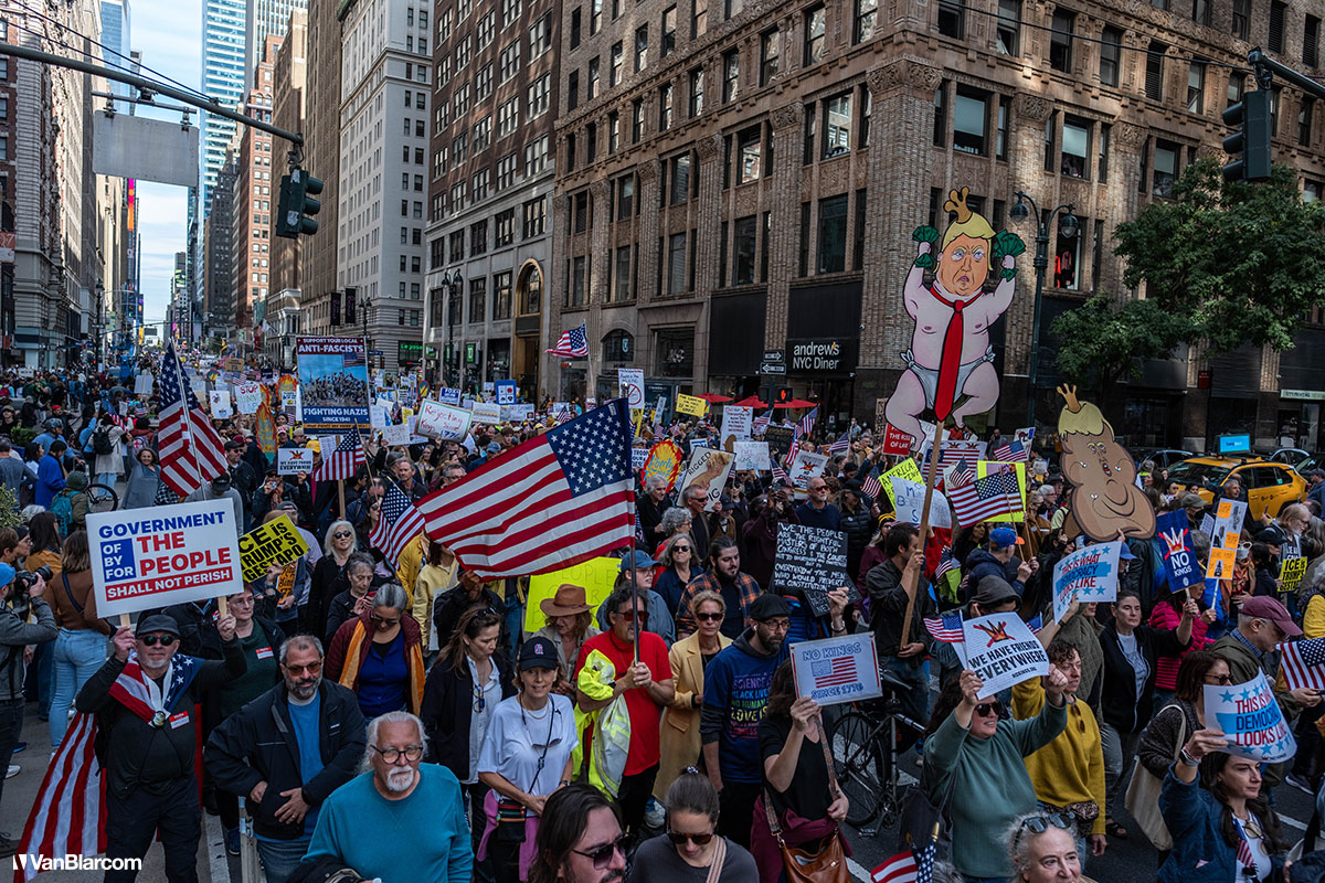 No Kings Day New York City October 18, 2025