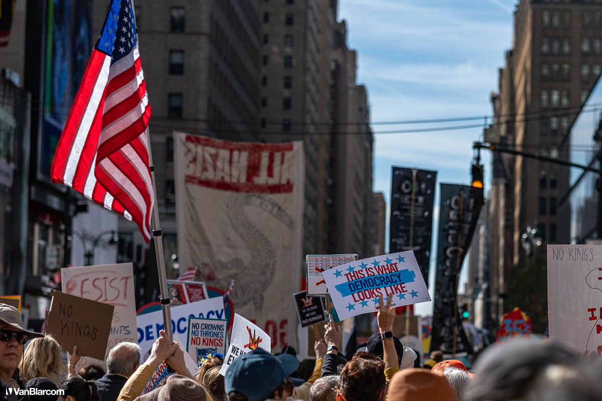 No Kings Day New York City October 18, 2025