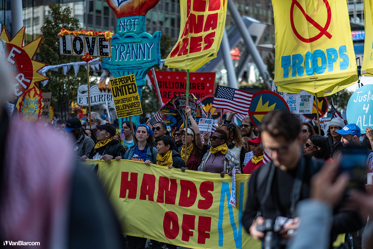 No Kings Day New York City October 18, 2025