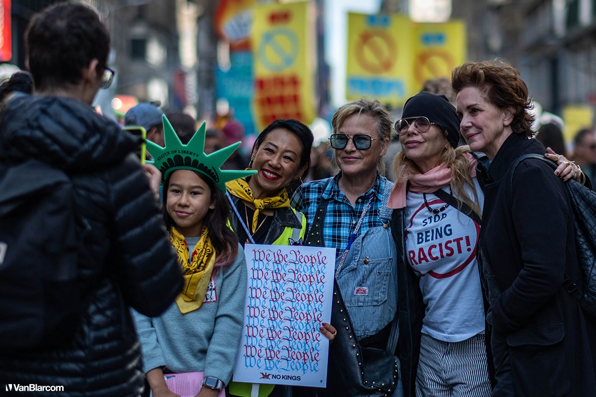 No Kings Day New York City October 18, 2025