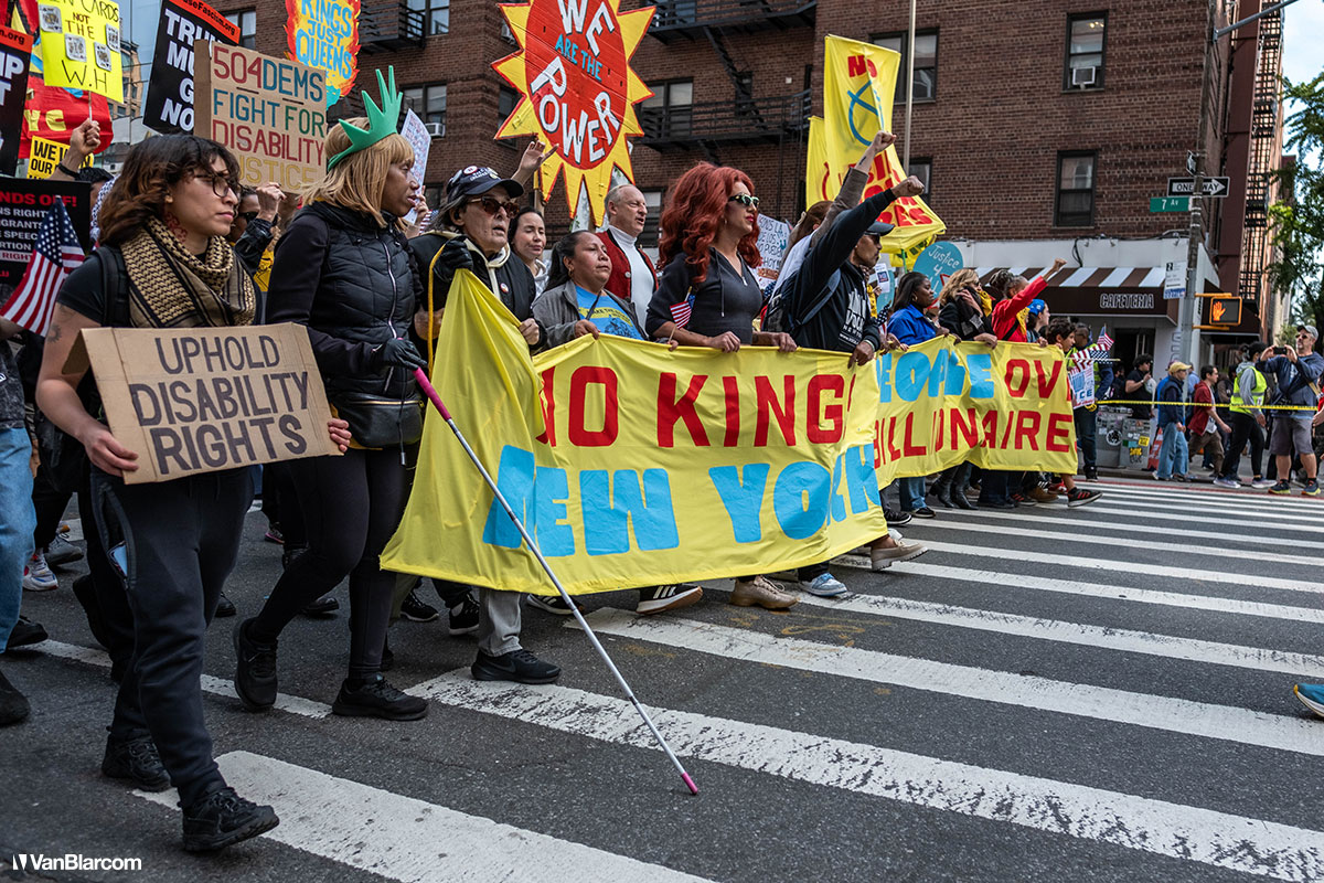 No Kings Day New York City October 18, 2025