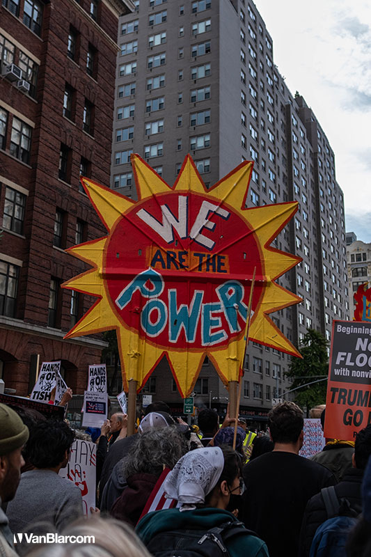 No Kings Day New York City October 18, 2025