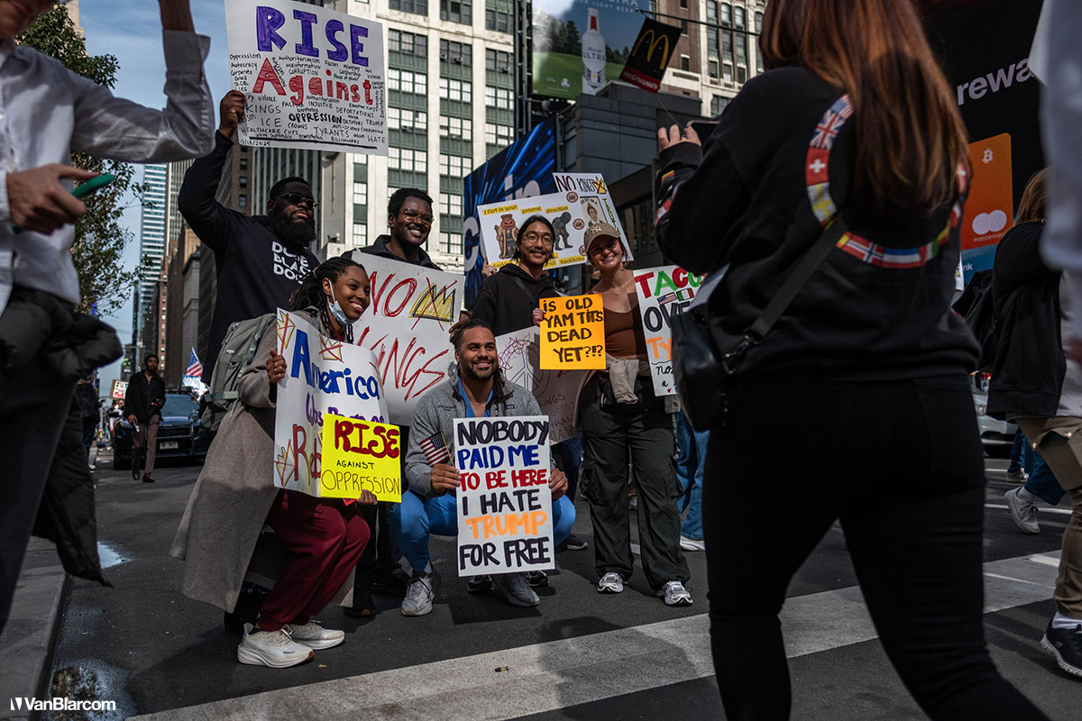 No Kings Day New York City October 18, 2025