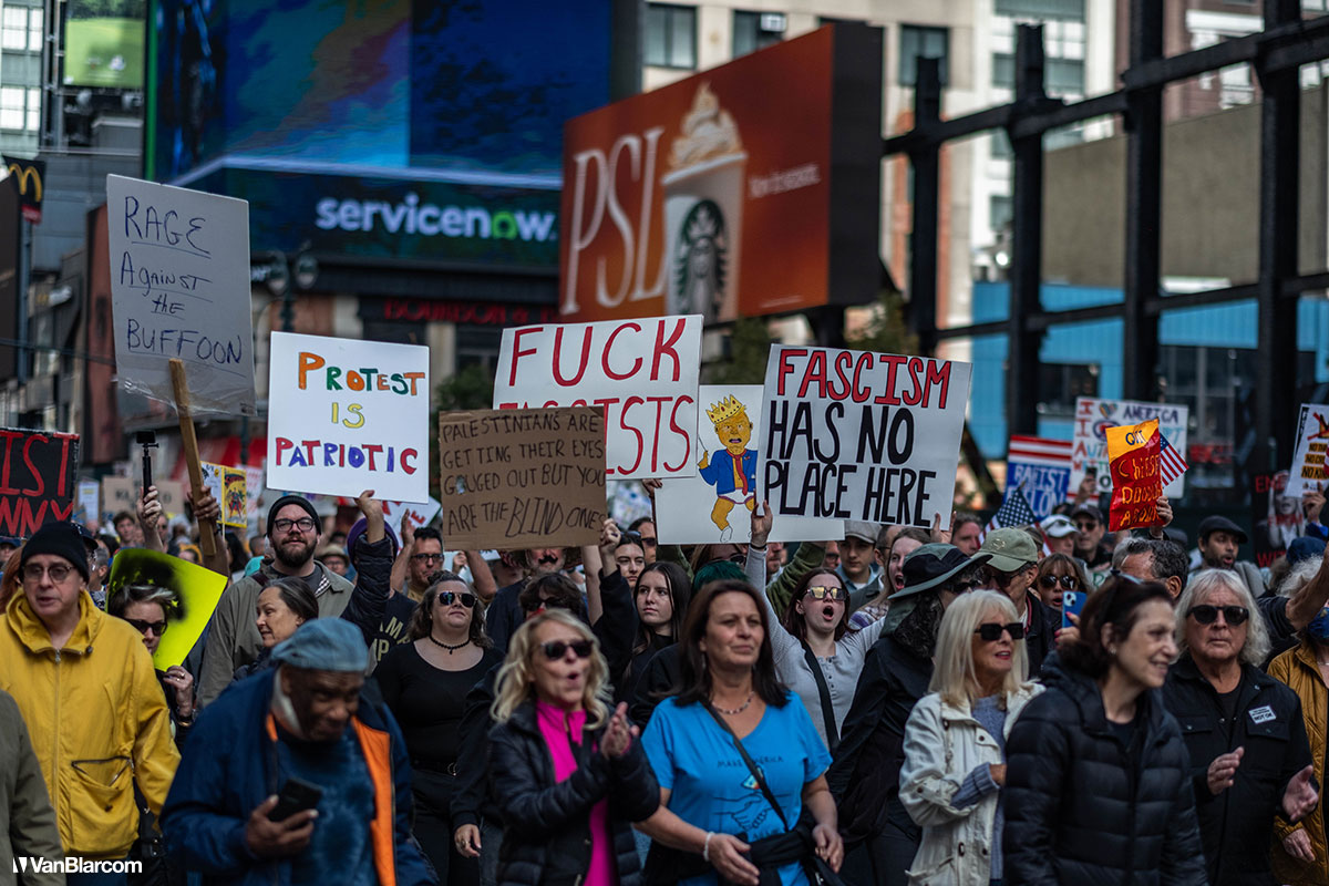 No Kings Day New York City October 18, 2025